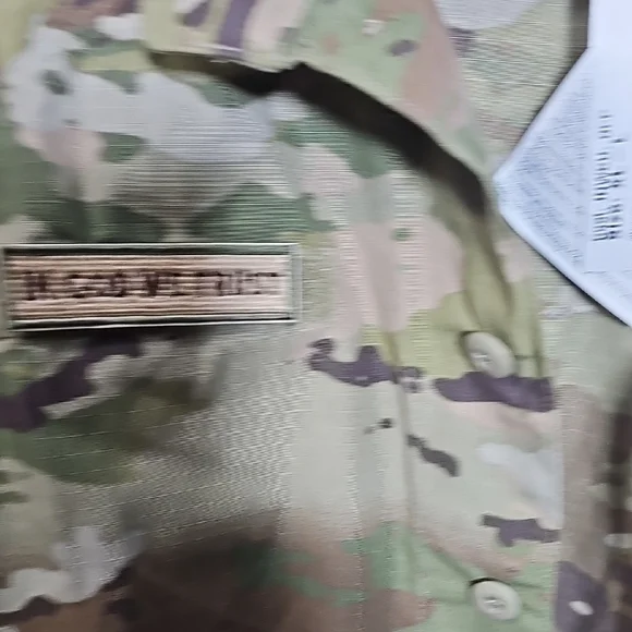 Camouflage Military Jacket with M*A*S*H Patch - Picture 7 of 9